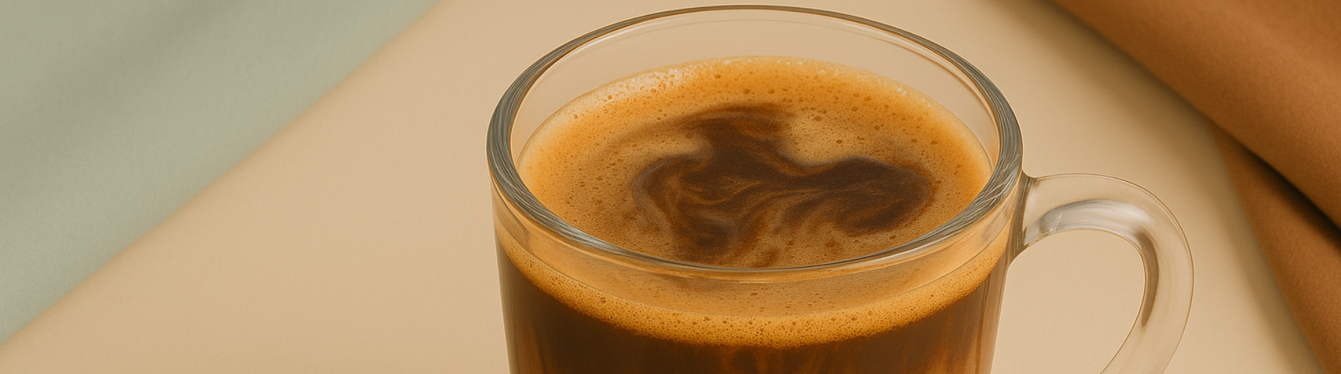Kaffee in Tasse - Hintergrund